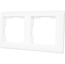 Dubbel frame voor schakelaars en stopcontacten