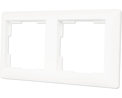 Dubbel frame voor schakelaars en stopcontacten