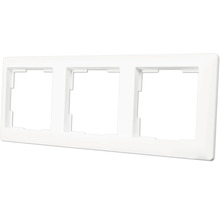 Frame voor drie schakelaarinzetstukken