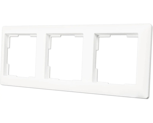 Frame voor drie schakelaarinzetstukken