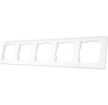 Frame voor schakelaars en stopcontacten, 5-voudig