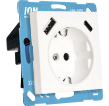 Stopcontact met montageplaat