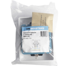 Ion Industries wandcontactdoos opbouw tweevoudig in de zak