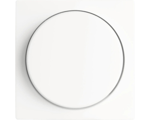 ION INDUSTRIES V1/J1 Centraalplaat voor dimmer met draaiknop alpin wit glans Witte schakelaar voor lichtschakelaar