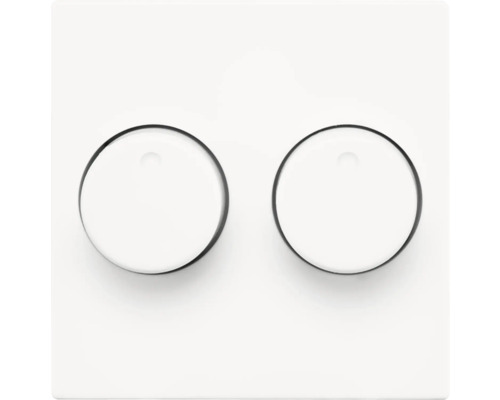 Dubbele draaiknop voor lichtschakelaar