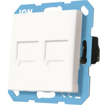 Dubbele datadoos voor wandmontage