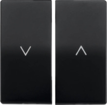 Twee jaloezieschakelaars met pijlsymbolen