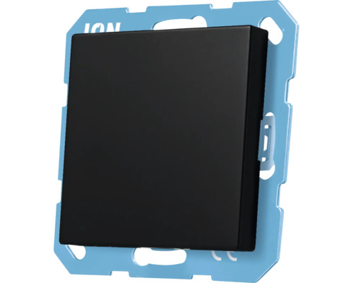 Zwarte lichtschakelaar met frame