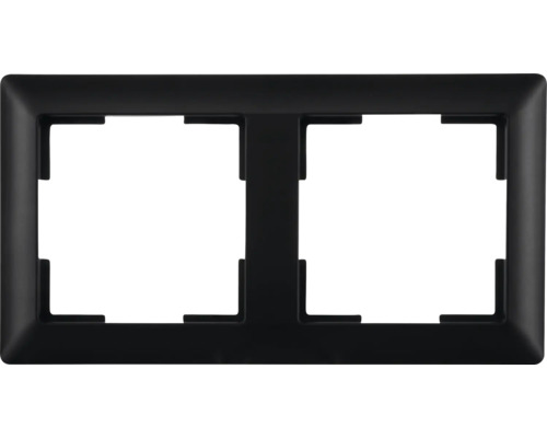 Dubbel frame voor schakelaars en stopcontacten