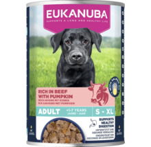 Eukanuba nat hondenvoer met rund en pompoen voor volwassen honden
