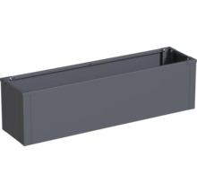 Rechthoekige plantenbak van metaal