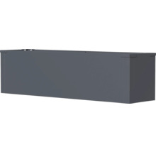 Rechthoekige plantenbak van metaal