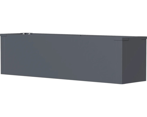 Rechthoekige plantenbak van metaal