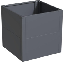 Vierkante plantenbak van metaal