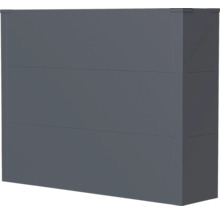 Grijs privacy scherm gemaakt van meerdere elementen