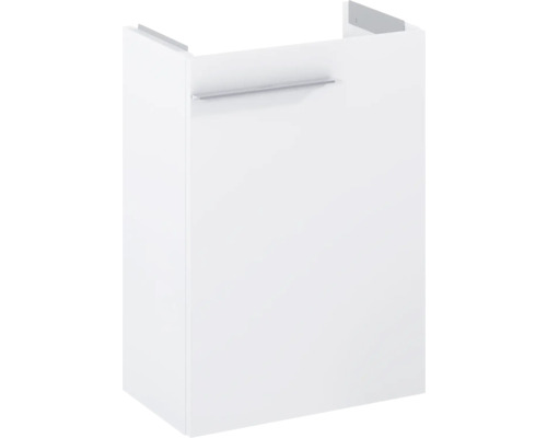 Witte wastafelonderkast met handgreep