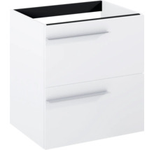 Witte wastafelonderkast met twee lades