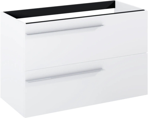 Wastafelonderkast met twee laden en handgrepen