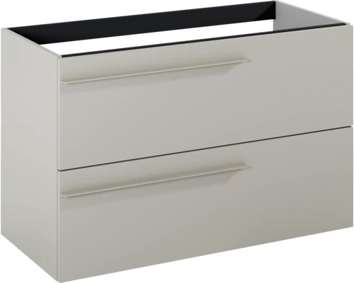 Wastafelonderkast met twee lades