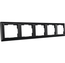 Meervoudig frame voor schakelaars en stopcontacten, zes modules