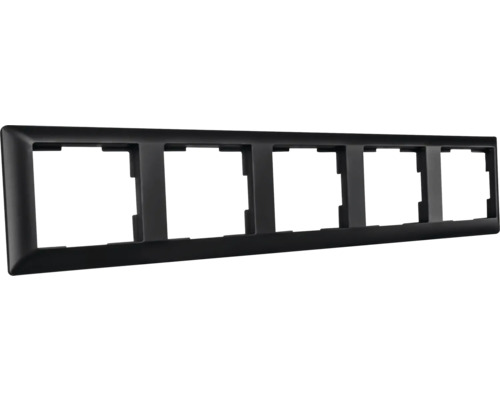 Meervoudig frame voor schakelaars en stopcontacten, zes modules