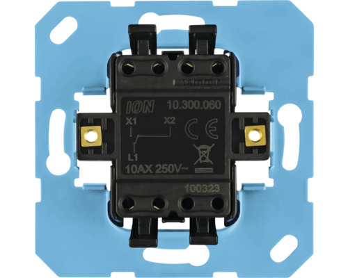 ION INDUSTRIES Inbouw basiselement pulsdrukker serieschakelaar Schakelaar met aansluitklemmen