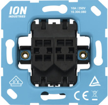 ION Industries Logo. Schakelaar met VDE keurmerk en CE markering