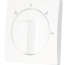 Draaiknop met de cijfers 0 tot 3 voor een verwarming