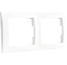 Dubbel frame voor schakelaars en stopcontacten