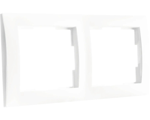 Dubbel frame voor schakelaars en stopcontacten