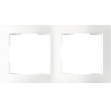 Dubbel frame voor schakelaars en stopcontacten