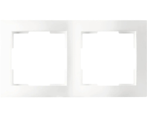 Dubbel frame voor schakelaars en stopcontacten