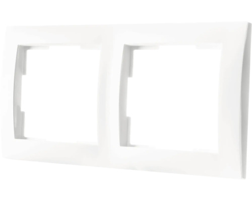 Dubbel frame voor schakelaars en stopcontacten
