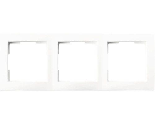 Drievoudig frame voor schakelaars en stopcontacten