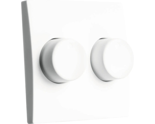 Dubbele draaiknopdimmer voor lichtregeling