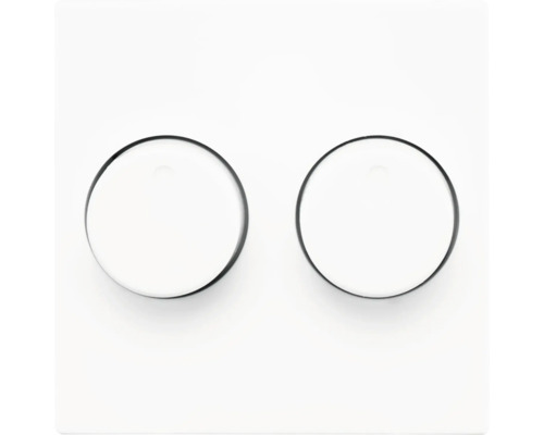 Dubbele knop voor lichtschakelaar