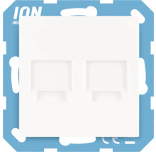 Dubbele adapterframe voor datadozen