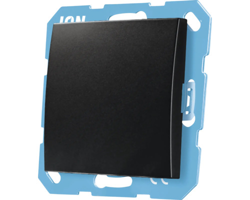 Zwarte lichtschakelaar met frame