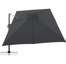 Vrijhangende parasol met kruisvoet voor de tuin