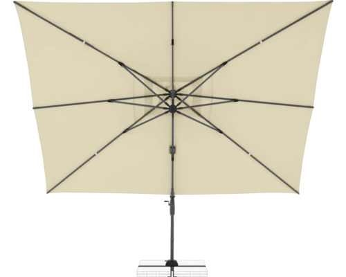 Rechthoekige parasol met metalen frame