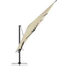 Vrijhangende parasol met voet voor buiten