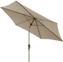Rechthoekige parasol met slinger mechanisme