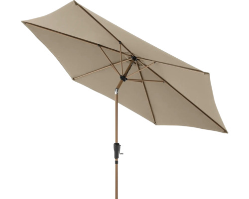 Rechthoekige parasol met slinger mechanisme