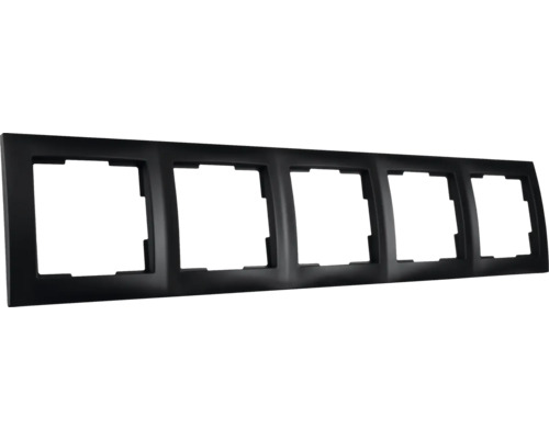 Vijfvoudig frame voor schakelaars en stopcontacten