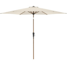 Vierkante parasol met houten steel
