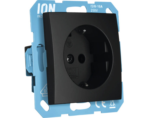 ION stopcontact met randaarde, nominale stroom 16 ampère, nominale spanning 250 volt