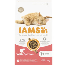 Iams kattenvoer met zalm voor katten vanaf 1 jaar, 3 kilogram
