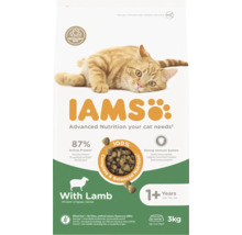 Iams kattenvoer met lam voor katten vanaf één jaar, 3 kilogram