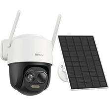 Beveiligingscamera met zonnepaneel voor buiten