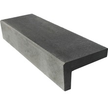 Beton hoektrede grijs 110 x 18 x 32 cm-thumb-0